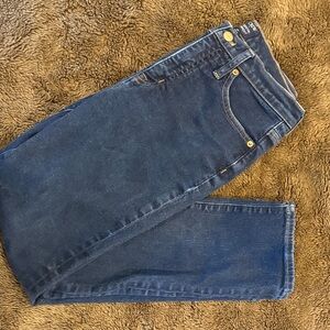 J. Crew Dark Blue Cropped Jeans